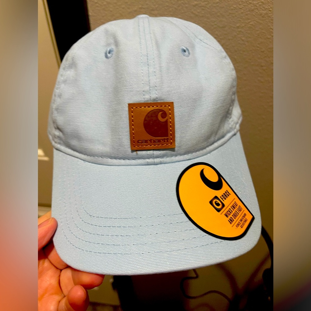 Carhartt blue denim cap